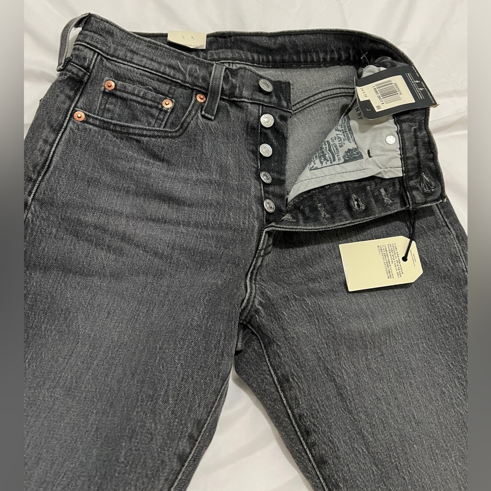 LEVI’S PREMIUM 501 SKINNY HIGH RISE BUTTON FLY JEANS
